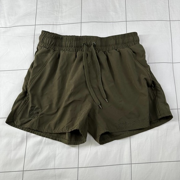 YoungLA Shorts Youngla Shorts Womens Medium Green Athletic